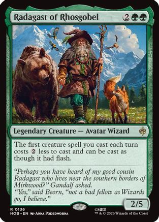 Radagast of Rhosgobel (HOB-136) - The Hobbit Foil | Grognard Games