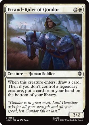 Errand-Rider of Gondor (HOC-165) - The Hobbit: Eternal-Legal | Grognard Games