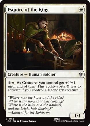 Esquire of the King (HOC-166) - The Hobbit: Eternal-Legal | Grognard Games