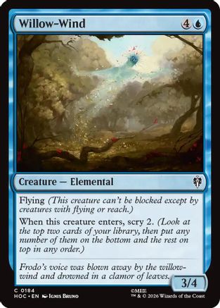 Willow-Wind (HOC-184) - The Hobbit: Eternal-Legal | Grognard Games
