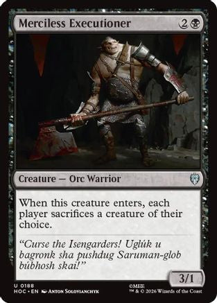 Merciless Executioner (HOC-188) - The Hobbit: Eternal-Legal | Grognard Games