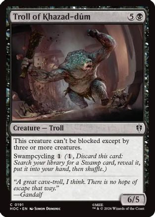 Troll of Khazad-dum (HOC-191) - The Hobbit: Eternal-Legal | Grognard Games