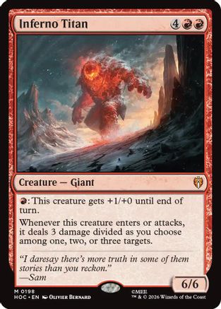 Inferno Titan (HOC-198) - The Hobbit: Eternal-Legal | Grognard Games