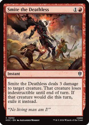 Smite the Deathless (HOC-202) - The Hobbit: Eternal-Legal | Grognard Games