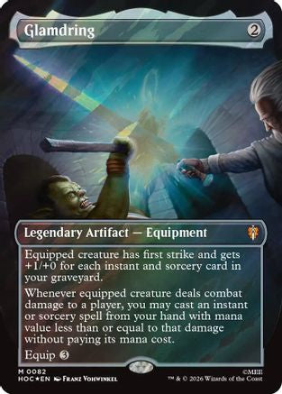 Glamdring (Borderless) (Surge Foil) (HOC-082) - The Hobbit: Eternal-Legal Foil | Grognard Games