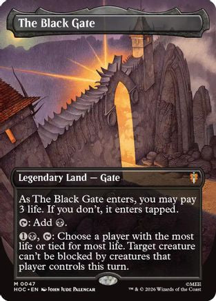 The Black Gate (Borderless) (HOC-047) - The Hobbit: Eternal-Legal | Grognard Games
