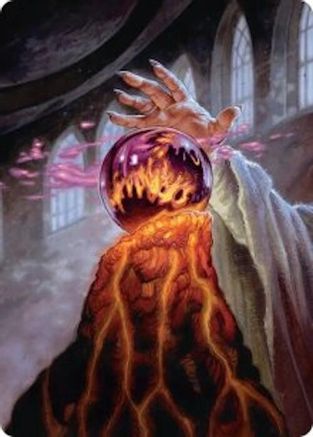 Palantir of Orthanc Art Card (ASHOB-037) - Art Series: The Hobbit | Grognard Games
