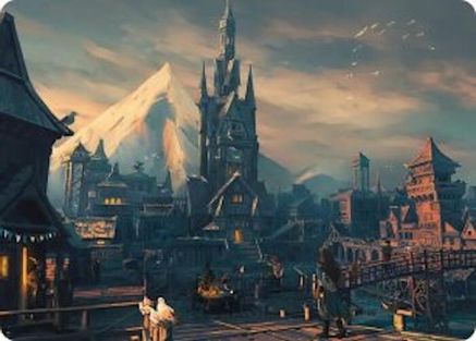 Lake-town Art Card (ASHOB-024) - Art Series: The Hobbit | Grognard Games