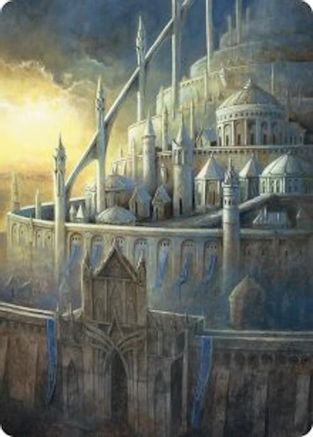 Minas Tirith Art Card (ASHOB-038) - Art Series: The Hobbit | Grognard Games