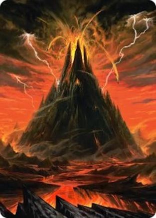 Mount Doom Art Card (ASHOB-039) - Art Series: The Hobbit | Grognard Games
