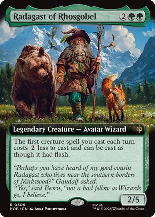 Radagast of Rhosgobel (Extended Art) (HOB-309) - The Hobbit | Grognard Games