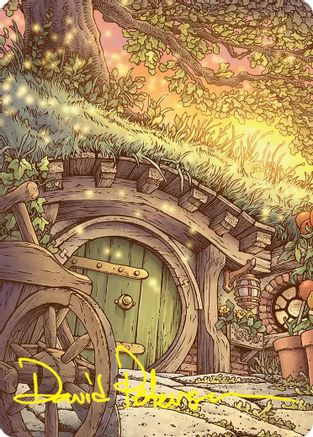 Plains (Summer) Art Card (Gold-Stamped Signature) (ASHOB-045) - Art Series: The Hobbit | Grognard Games