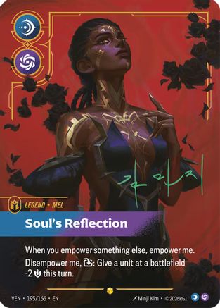 Mel - Soul's Reflection (Signature) (195*/166) - Vendetta Foil | Grognard Games