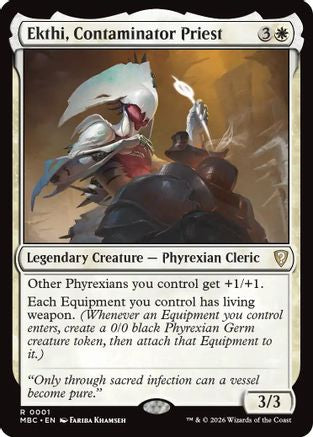 Ekthi, Contaminator Priest (-001) - Mystery Booster Commander Edition Foil | Grognard Games