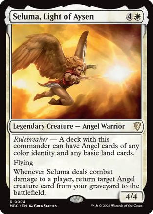 Seluma, Light of Aysen (-004) - Mystery Booster Commander Edition Foil | Grognard Games