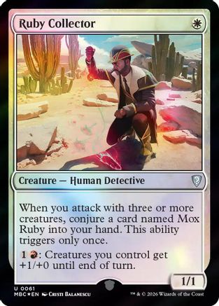 Ruby Collector (-061) - Mystery Booster Commander Edition Foil | Grognard Games