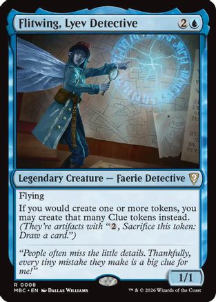 Flitwing, Lyev Detective (-008) - Mystery Booster Commander Edition | Grognard Games