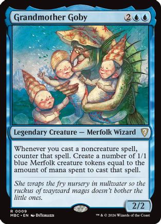 Grandmother Goby (-009) - Mystery Booster Commander Edition Foil | Grognard Games