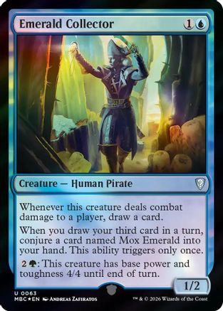 Emerald Collector (-063) - Mystery Booster Commander Edition Foil | Grognard Games
