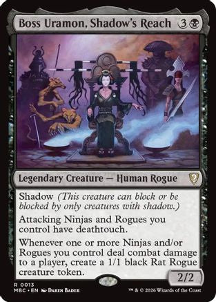 Boss Uramon, Shadow's Reach (-013) - Mystery Booster Commander Edition Foil | Grognard Games