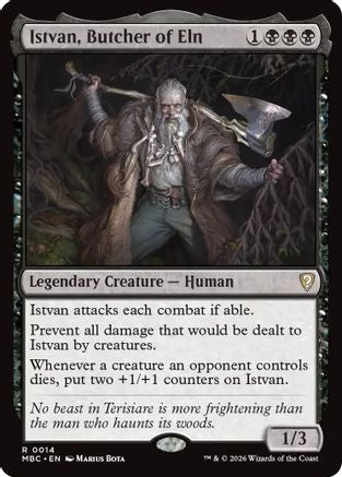 Istvan, Butcher of Eln (-014) - Mystery Booster Commander Edition Foil | Grognard Games