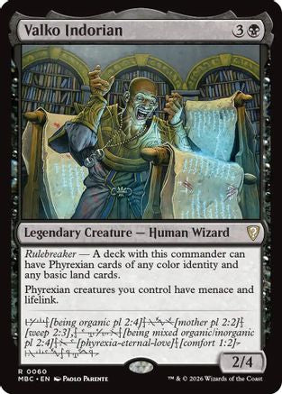 Valko Indorian (-060) - Mystery Booster Commander Edition | Grognard Games