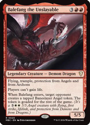 Balefang the Unslayable (-020) - Mystery Booster Commander Edition | Grognard Games