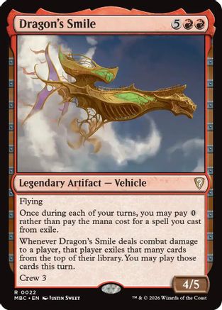 Dragon's Smile (-022) - Mystery Booster Commander Edition | Grognard Games