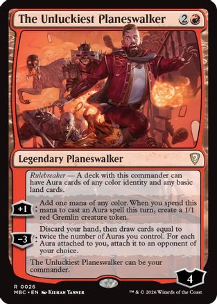 The Unluckiest Planeswalker (-026) - Mystery Booster Commander Edition | Grognard Games