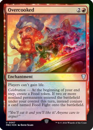 Overcooked (-067) - Mystery Booster Commander Edition Foil | Grognard Games