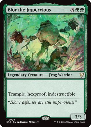 Blor the Impervious (-028) - Mystery Booster Commander Edition Foil | Grognard Games
