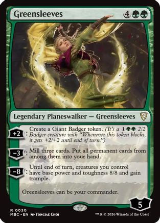 Greensleeves (-030) - Mystery Booster Commander Edition | Grognard Games