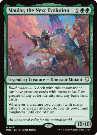 Maular, the Next Evolution (-031) - Mystery Booster Commander Edition Foil | Grognard Games