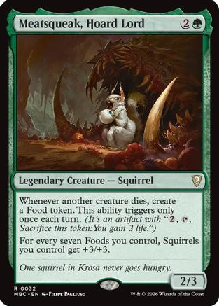 Meatsqueak, Hoard Lord (-032) - Mystery Booster Commander Edition | Grognard Games
