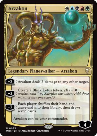 Arzakon (-033) - Mystery Booster Commander Edition Foil | Grognard Games