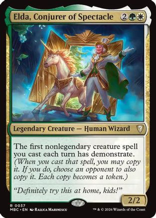 Elda, Conjurer of Spectacle (-037) - Mystery Booster Commander Edition Foil | Grognard Games
