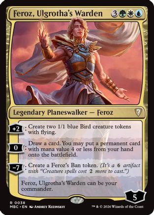 Feroz, Ulgrotha's Warden (-038) - Mystery Booster Commander Edition Foil | Grognard Games