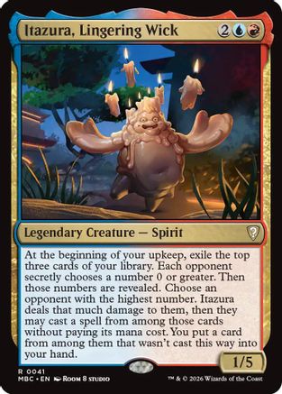 Itazura, Lingering Wick (-041) - Mystery Booster Commander Edition Foil | Grognard Games