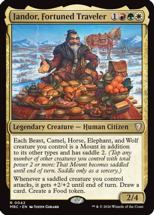 Jandor, Fortuned Traveler (-042) - Mystery Booster Commander Edition Foil | Grognard Games