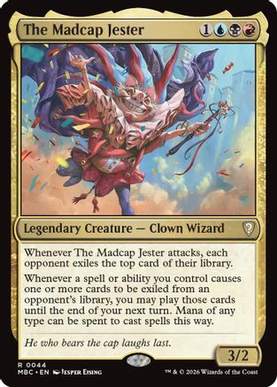The Madcap Jester (-044) - Mystery Booster Commander Edition | Grognard Games