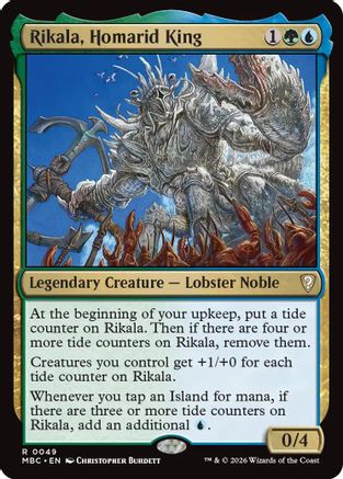 Rikala, Homarid King (-049) - Mystery Booster Commander Edition | Grognard Games