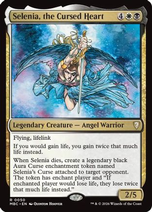 Selenia, the Cursed Heart (-050) - Mystery Booster Commander Edition | Grognard Games