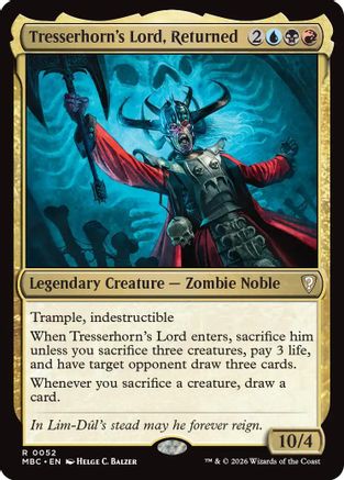 Tresserhorn's Lord, Returned (-052) - Mystery Booster Commander Edition | Grognard Games