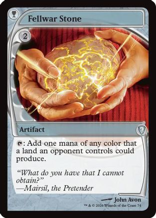 Fellwar Stone (Future Sight) (-074) - Mystery Booster Commander Edition | Grognard Games