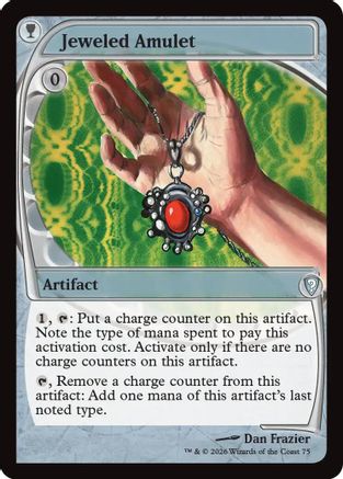 Jeweled Amulet (Future Sight) (-075) - Mystery Booster Commander Edition | Grognard Games
