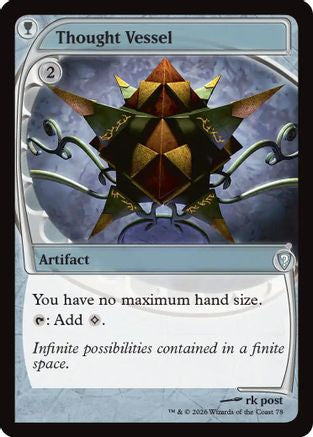Thought Vessel (Future Sight) (-078) - Mystery Booster Commander Edition | Grognard Games