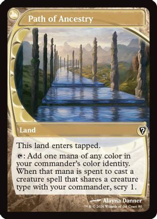 Path of Ancestry (Future Sight) (-080) - Mystery Booster Commander Edition Foil | Grognard Games