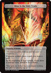 Mine Is The Only Truth (Full Art) [Duskmourn: Archenemy] | Grognard Games