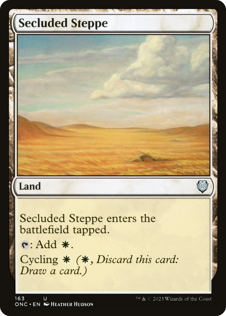 Secluded Steppe [Phyrexia: All Will Be One Commander] | Grognard Games