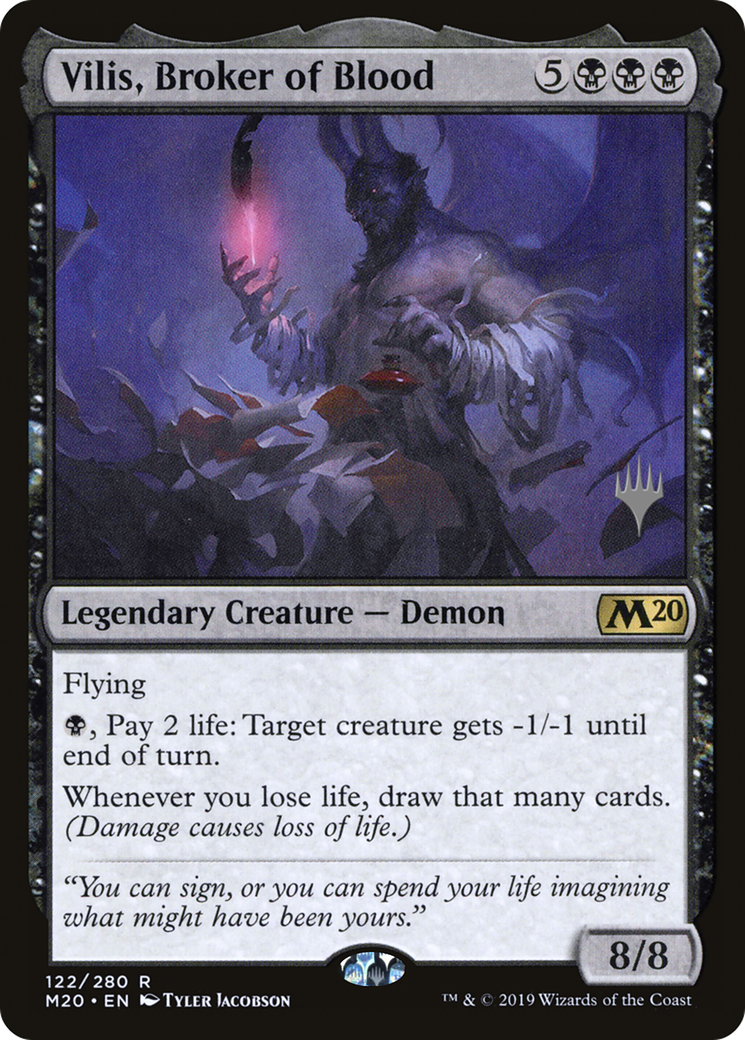Vilis, Broker of Blood (Promo Pack) [Core Set 2020 Promos] | Grognard Games